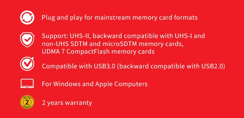 Карта памяти SanDisk Reader USB 3,0 SDDR-489 Imagemate PRO Reader Для SD SDHC SDXC microSDHC microSDXC карт до UDMA 7