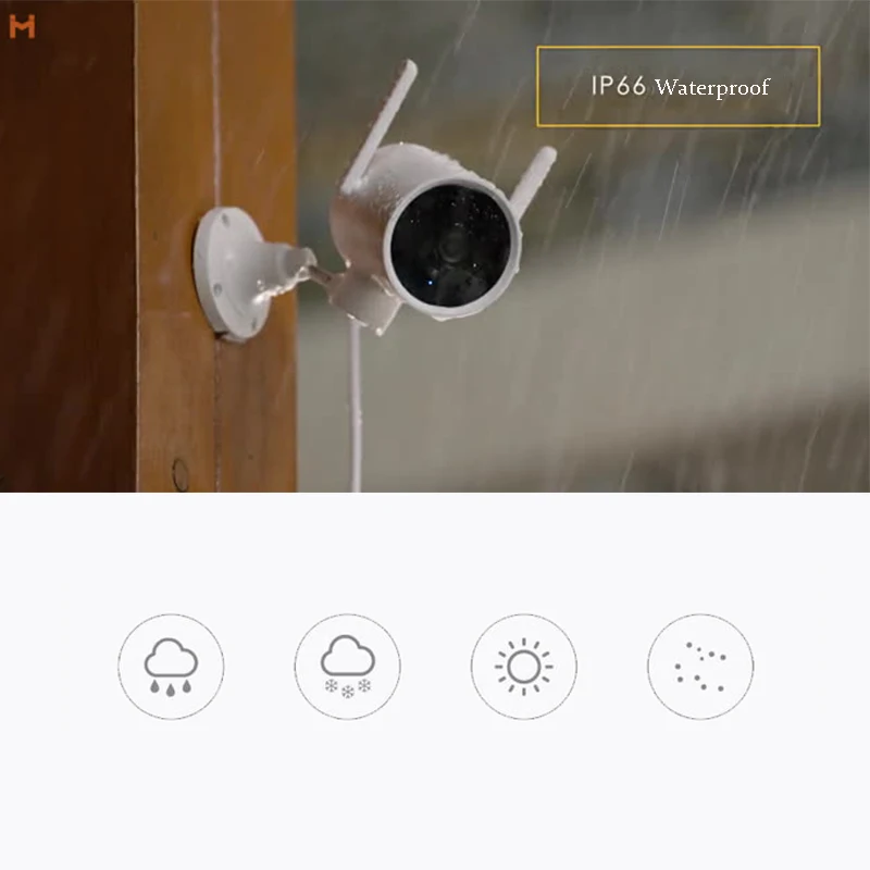 Xiaomi Mi наружная камера 1080P N1 Wifi умная ip 270 широкоугольная веб IP66 инфракрасное