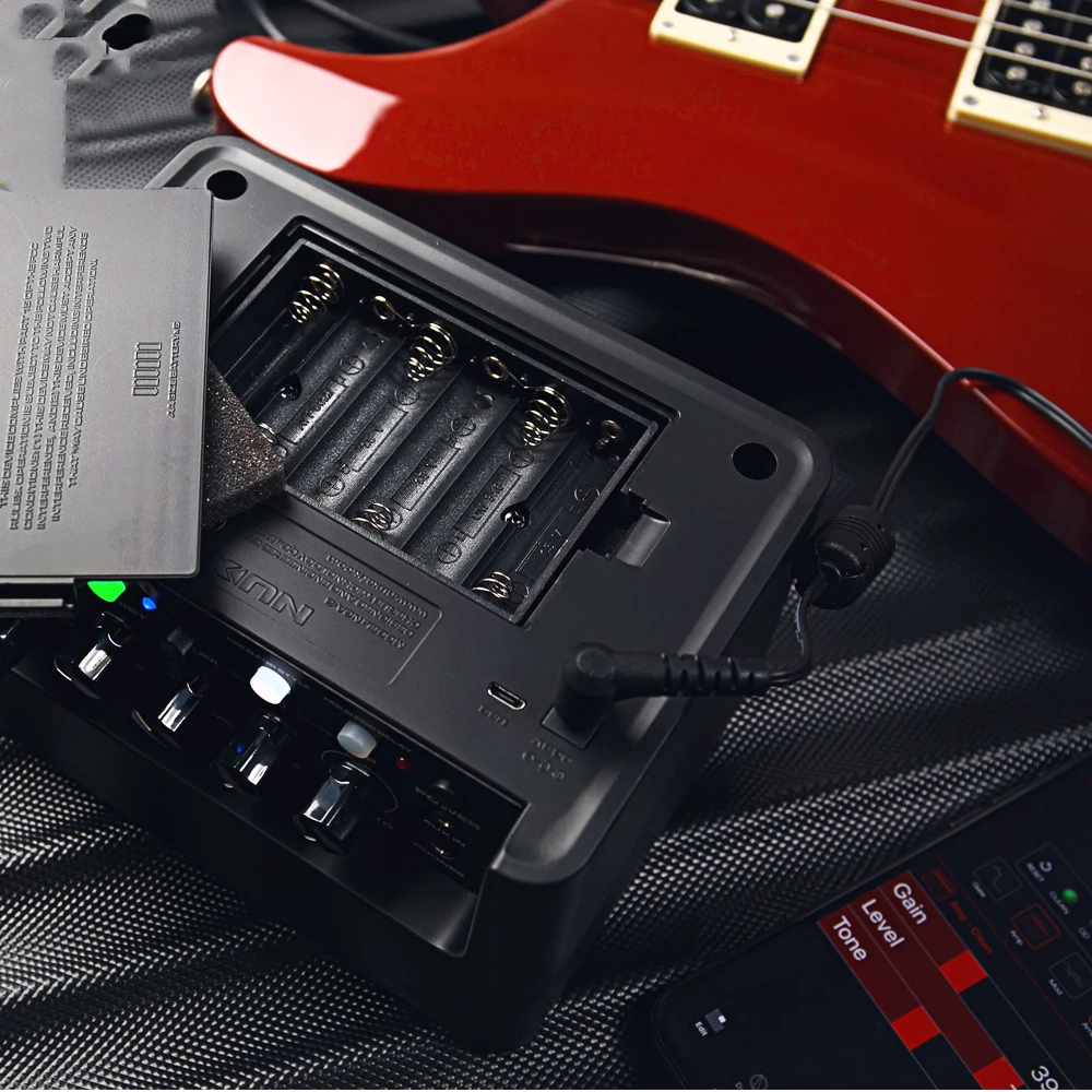 Настольный мини-усилитель NUX 4 2 Вт DC9V гитарный усилитель динамик портативный