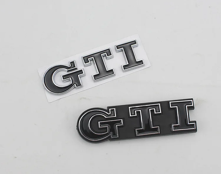 Для Volkswagen Polo, Golf 6 7 GTI Автомобильный логотип Volkswagen GTI наклейки на бампер крутой багажник стандартные автомобильные Логотипы