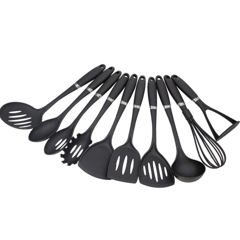 

Silicone Spatula Non-stick Kitchen Tool Soup Spoon Shovel Tool Spoon High Temperature Colander Cookware Home Kitchen Supply