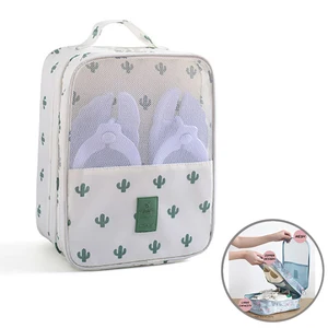 2 Слои водонепроницаемая сумка для обуви багажник Удобная дорожная сумка для хранения нейлон Портативный Органайзер для сумки обуви Сортировка Многофункциональный