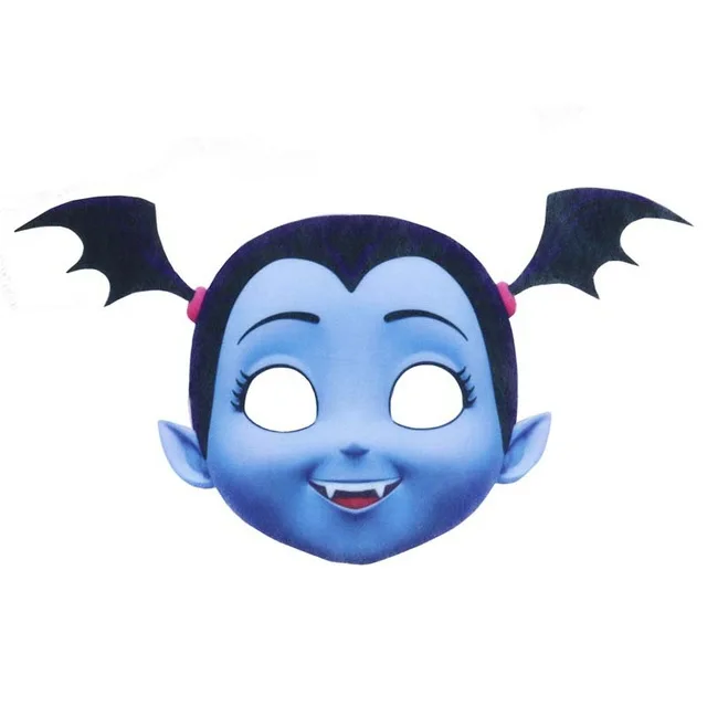 Vampirina Mask Костюм вампирина с крыльями для девочек; детская одежда для ролевых игр с героями мультфильмов; Детские вечерние Карнавальные Платья вампира на Хэллоуин - Цвет: Vampirina Mask