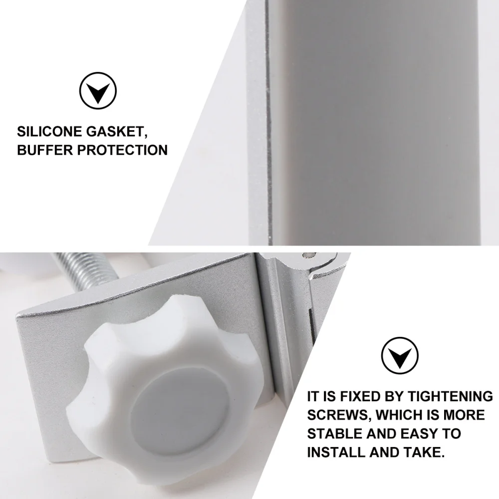 

Desktop Durable Headset Rack Creative Headphone Stand Metal Headset Hanger Practical Headphone Holder (Silver)