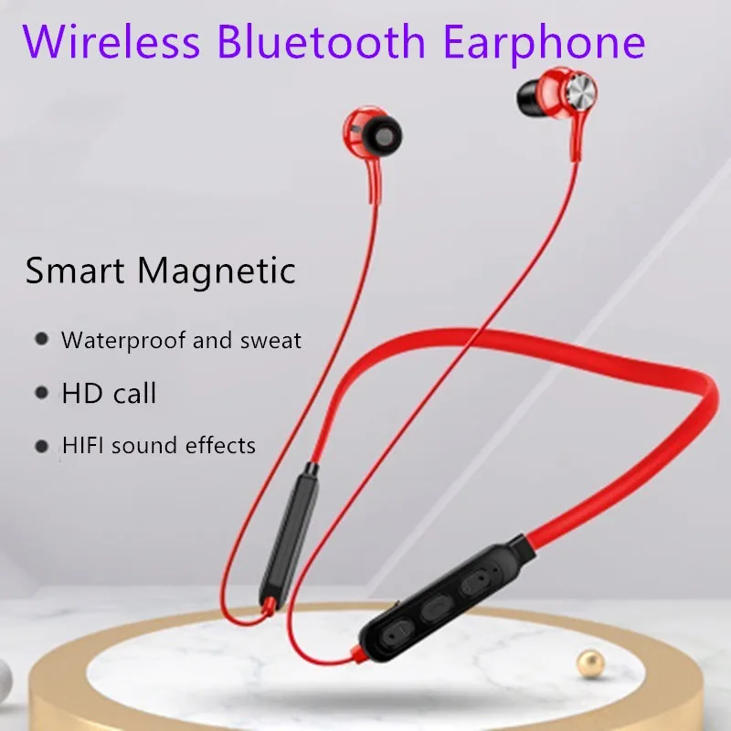 Новые беспроводные Bluetooth наушники Беспроводные спортивные вкладыши с HD