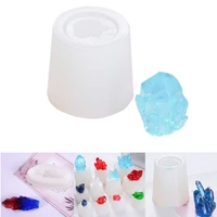 20 styles silicone crystal cluster molds resin jewelry uv epoxy resin irregular stone shape molds for jewelry making diy crafts
