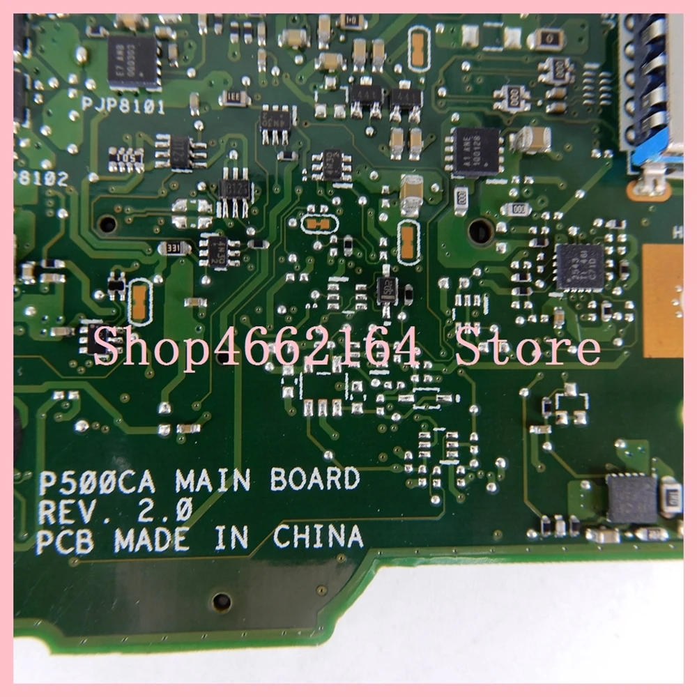 

P500CA motherboard REV 2.0 I7-3537 CPU 2G RAM for ASUS P500CA P500C PU500C PU500CA Laptop Motherboard P500CA mainboard test OK