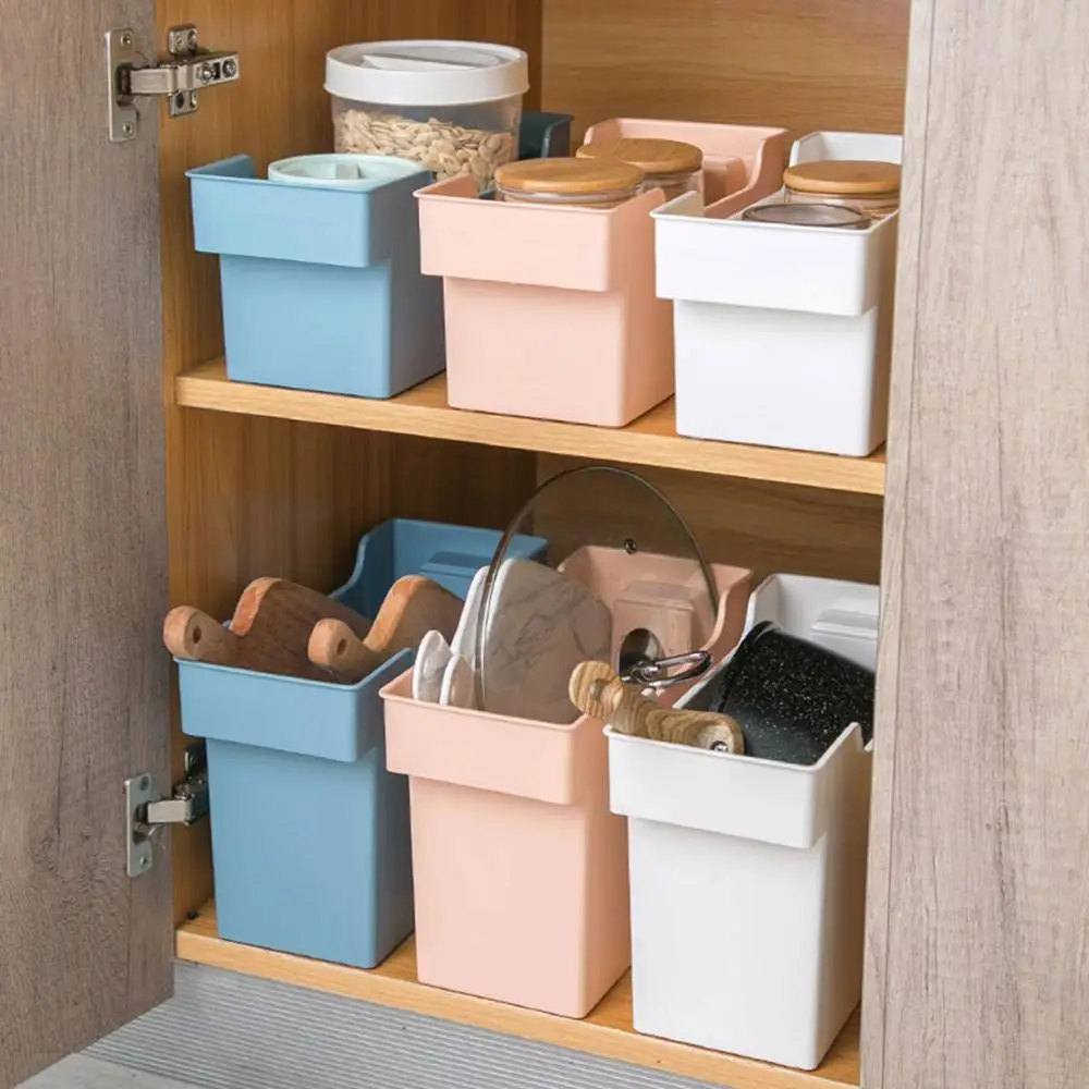 Ящик для хранения приправ на кухне настольный шкафчик закусок корзина горшков