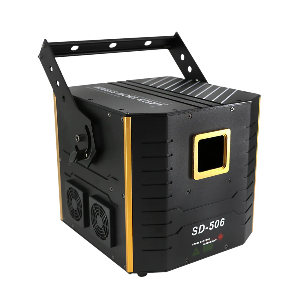 Бесплатная доставка RGB ILDA порт 5 Вт лазерный луч проектор со сценическим эффектом