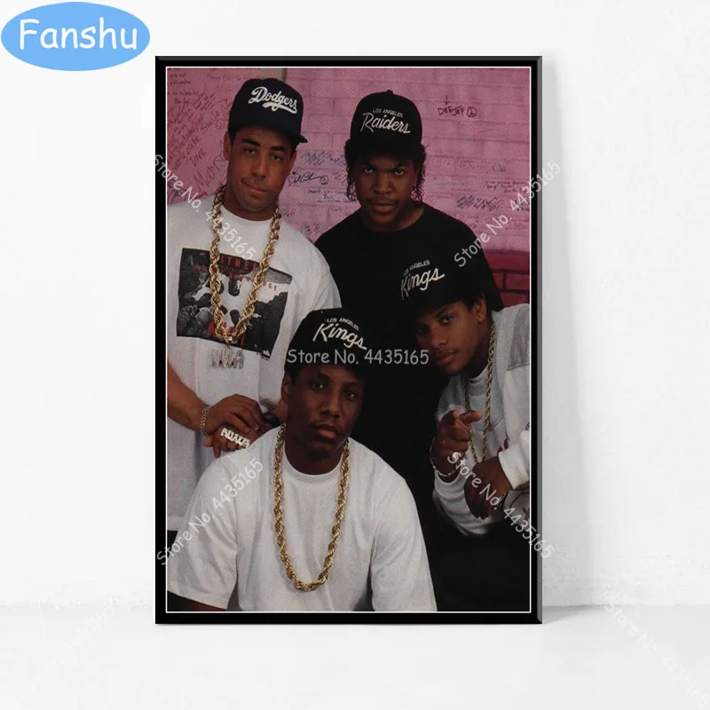 Настенный художественный постер N.W.A в стиле хип-хоп рэп-звезда ледяной куб Доктор