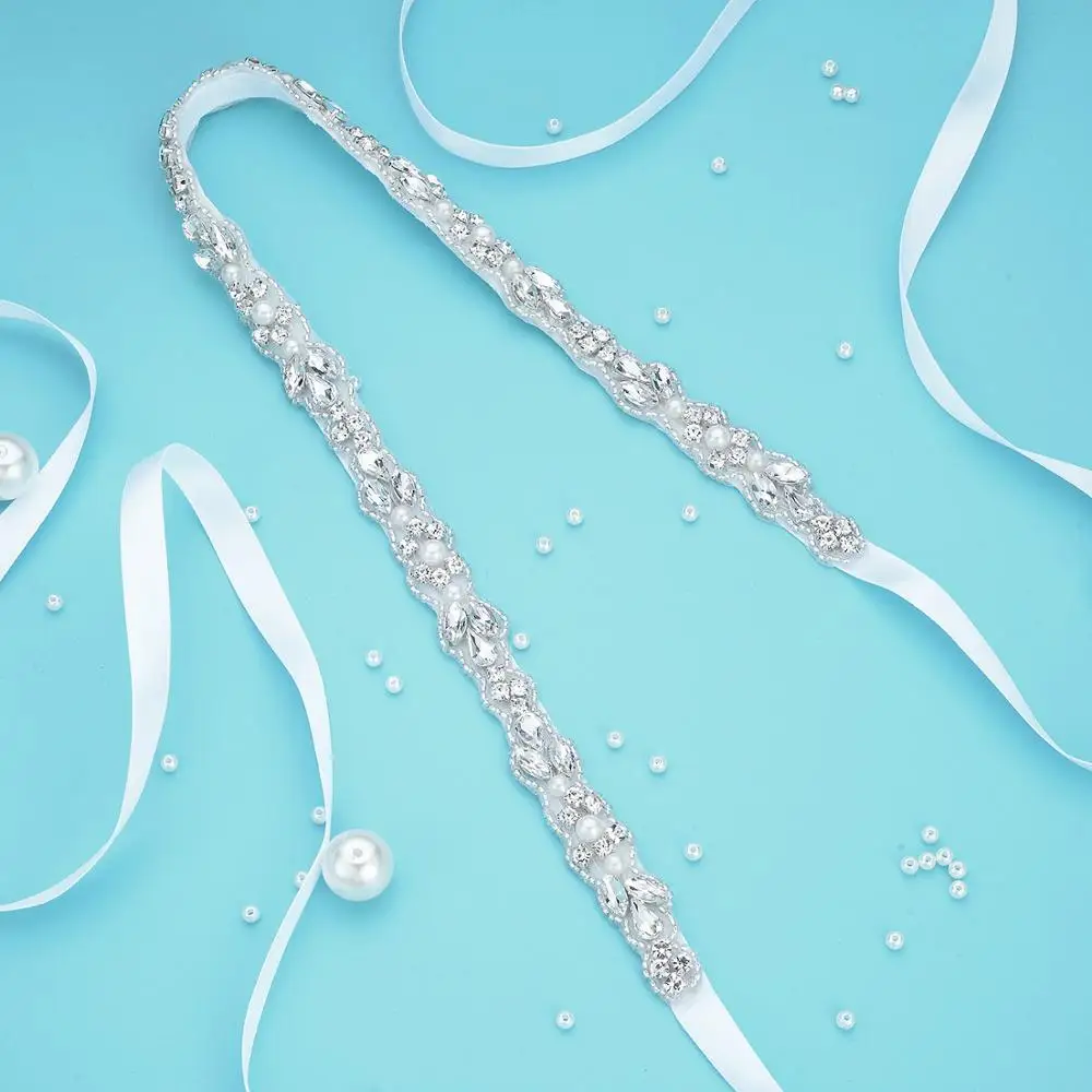 (1 шт) стразы свадебные пояса свадебное платье со стразами пояс с украшением в