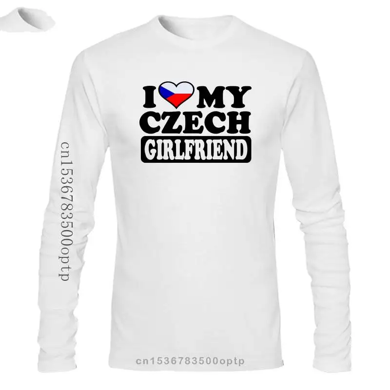 

New MENS FUNNY COOL NOVELTY CZECH GIRLFRIEND CZECH REPUBLIC FLAG JOKE T-SHIRTS GIFTS Print T Shirt Fashion Short Sleeve
