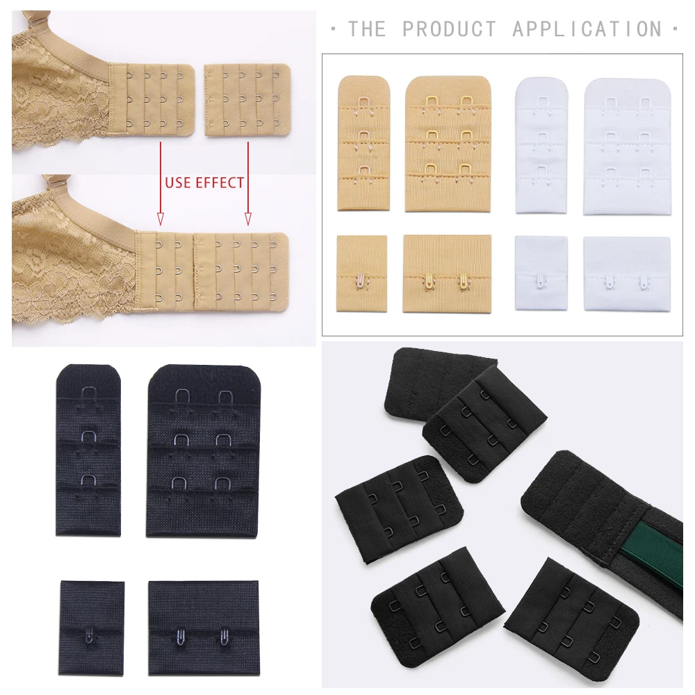 Удлинитель для ремня черный/белый цвет 2 крючка 10 шт./лот | Дом и сад