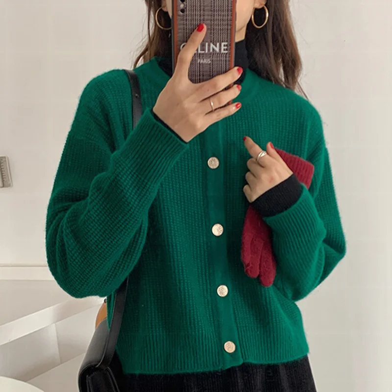 Женский красный свитер в западном стиле с мехом енота | Женская одежда