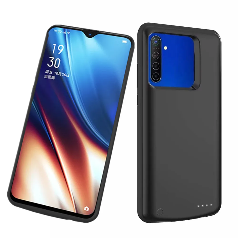 Чехол с дополнительным внешним аккумулятором для телефона 6500 мАч чехол realme X2