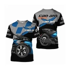 Футболка-шорты PLstarCosmos Brp Can-am унисекс, с принтом Гоночная машина больше