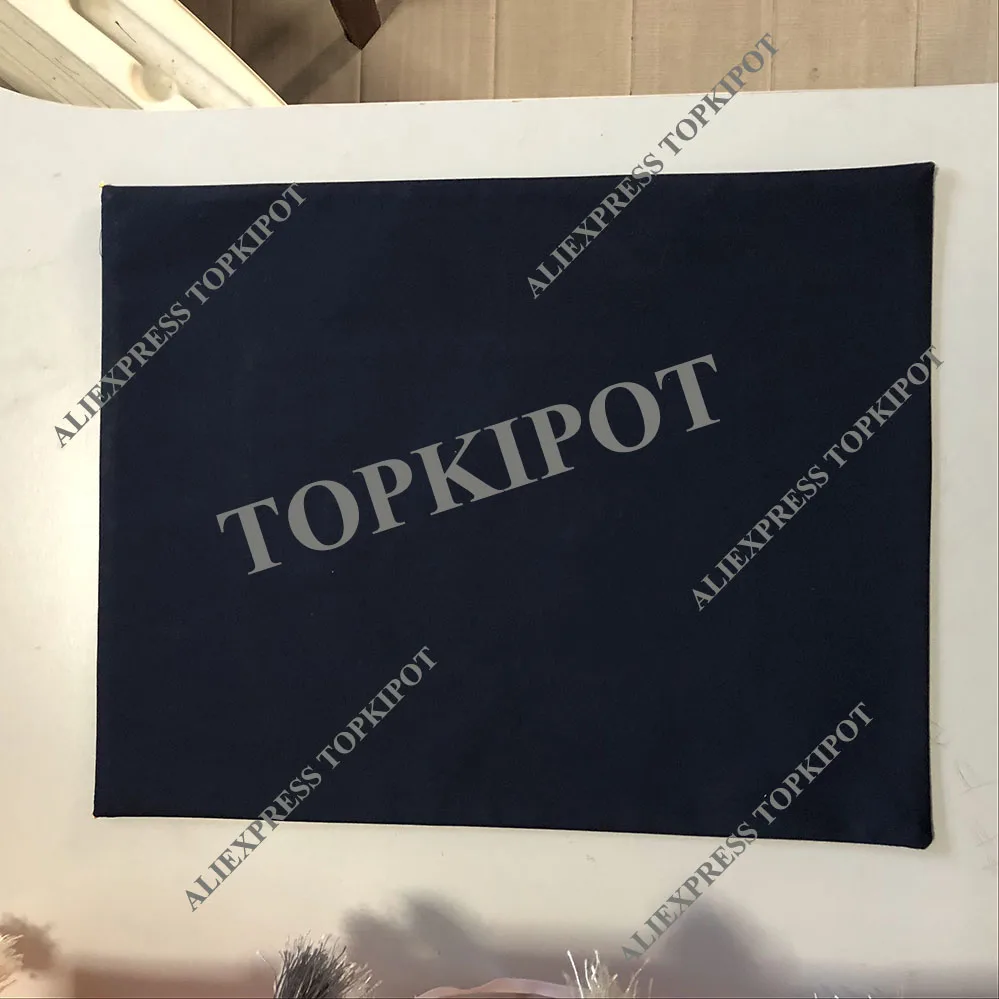 Темно-Синий SUPER 100 KIPPAHS с темно-синим и золотым логотипом с вышивкой