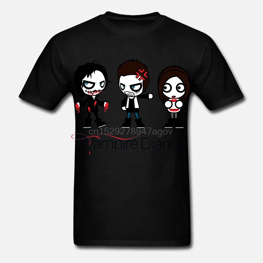 HAIDHWUABOO Мужская футболка с дневниками вампира коротким рукавом прекрасный топ