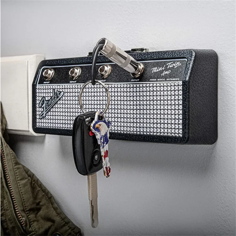 

Music Key Storage Jack Rack Key Holder Cool Guitar Wall Key Holder Vintage Home Storage hook Decoration Gift
