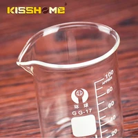 50100150ml glass beaker borosilicate glass laboratory measuring cup glassware school study lab glass beaker set