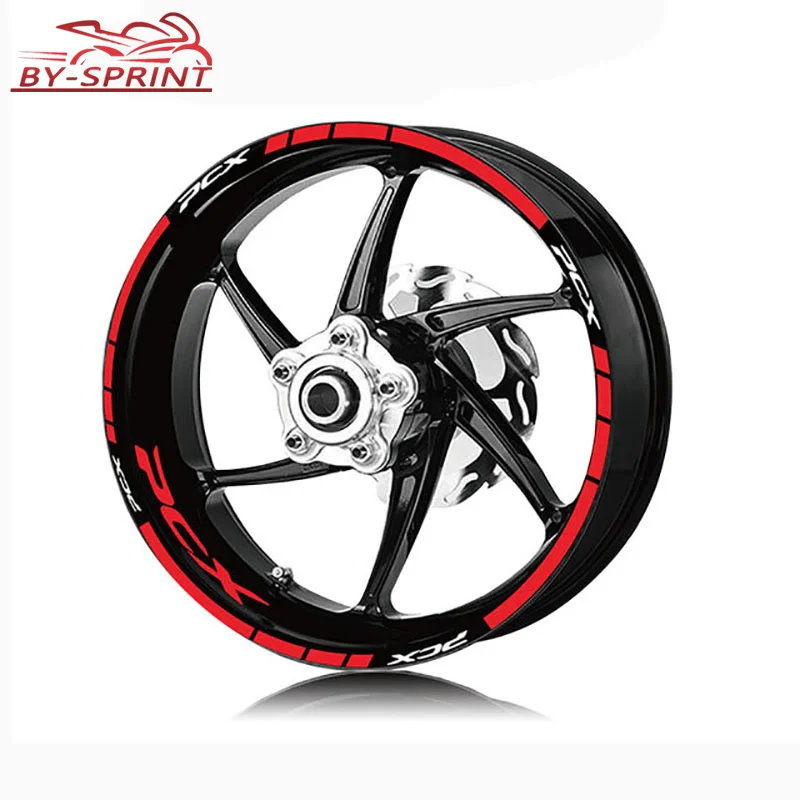 Комплект стикеров для внутреннего колеса мотоцикла светоотражающая