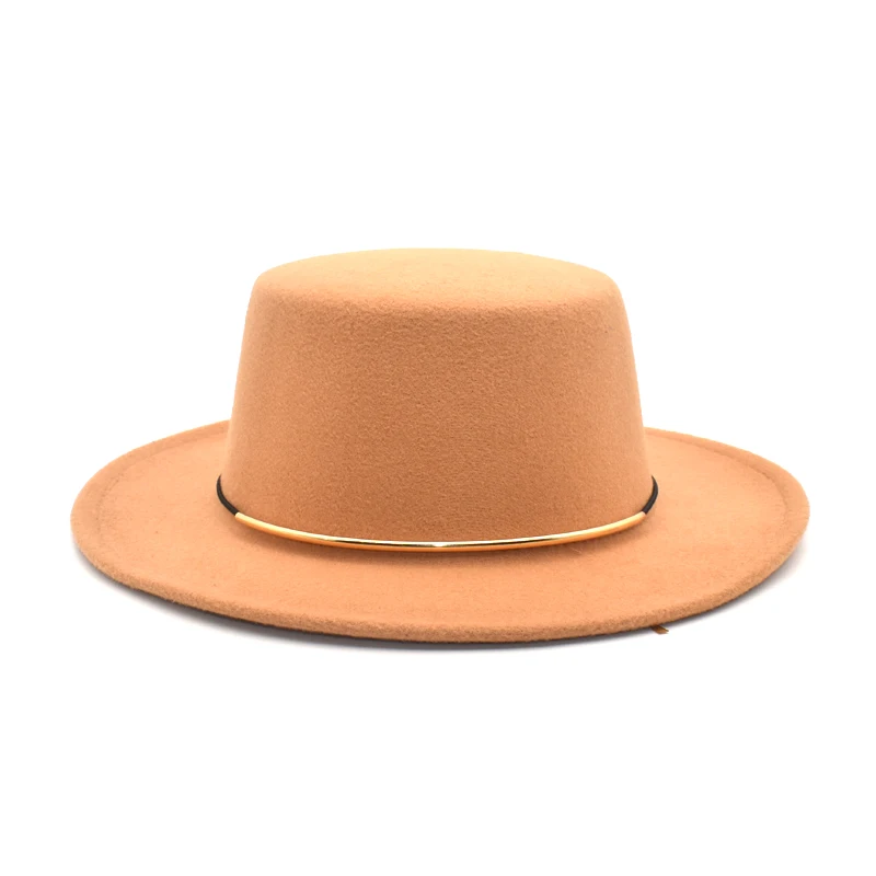 Winter And Autumn Women's Faux Wool Men's Fedora Hat Top Hat Jazz Hat Round Brim Top Hat P3