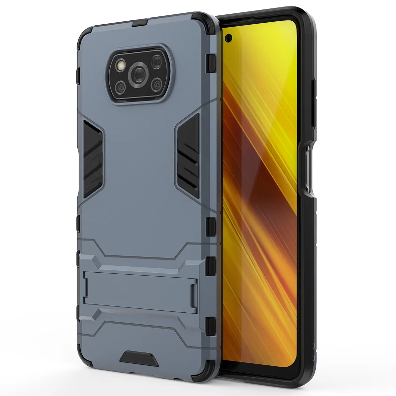 

For Xiaomi POCO X3 PRO Case Luxury Shockproof 3D Combo Armor Phone Case for XiaoMi Mi Poco X3 NFC Back Cover Fundas Coque Etui