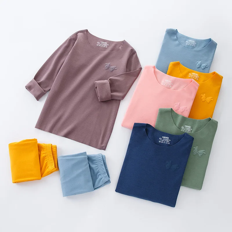 Бесшовный комплект термобелья для детей на осень и зиму пижама мальчиков