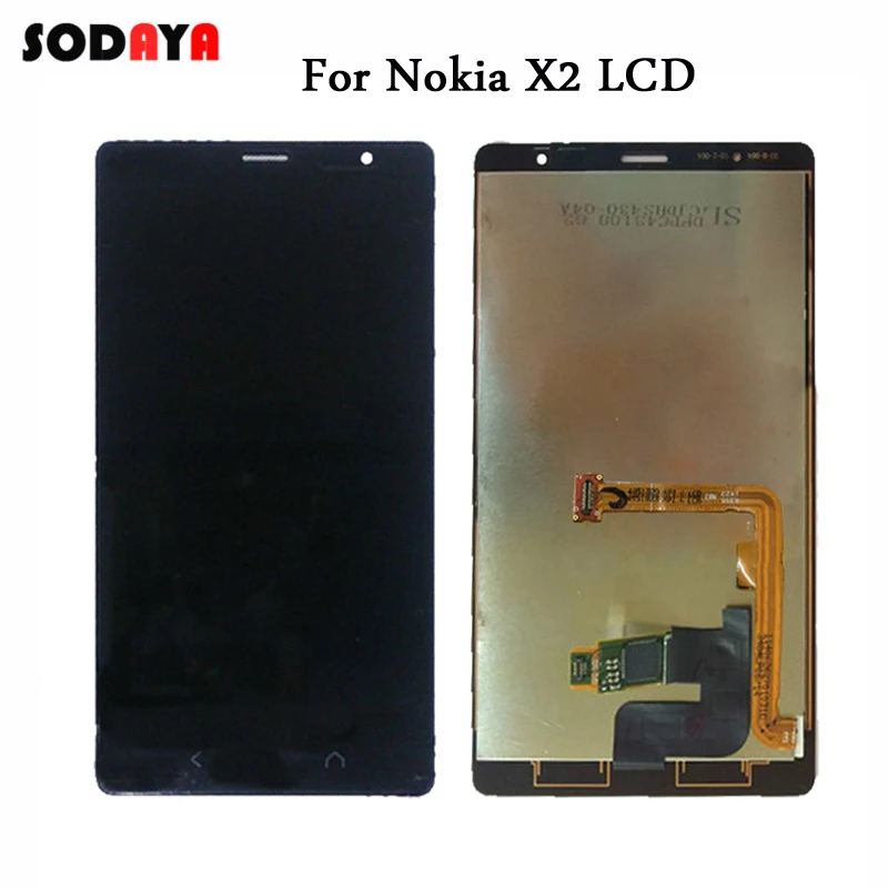 Сменный сенсорный ЖК экран для NOKIA X2 Dual RM 1013 1014 X2DS бесплатная доставка|Экраны