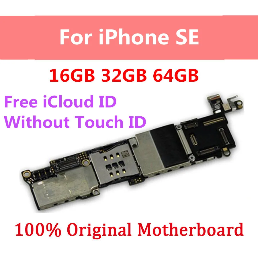 Заводская разблокированная материнская плата для iphone SE без сенсорного