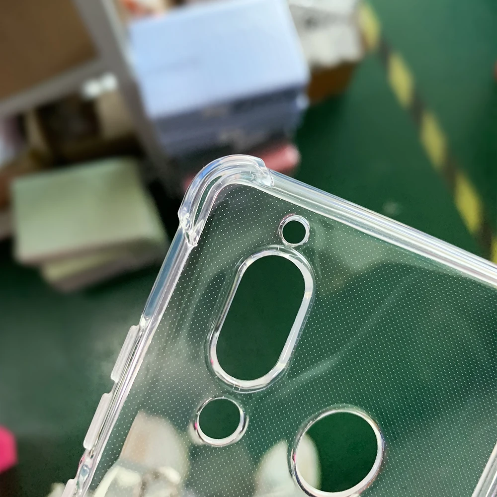 Ударопрочный бампер прозрачный силиконовый чехол для телефона Sharp Aquos S3 High case S2 TPU прозрачная Защита задняя бухта Взрывозащищенная