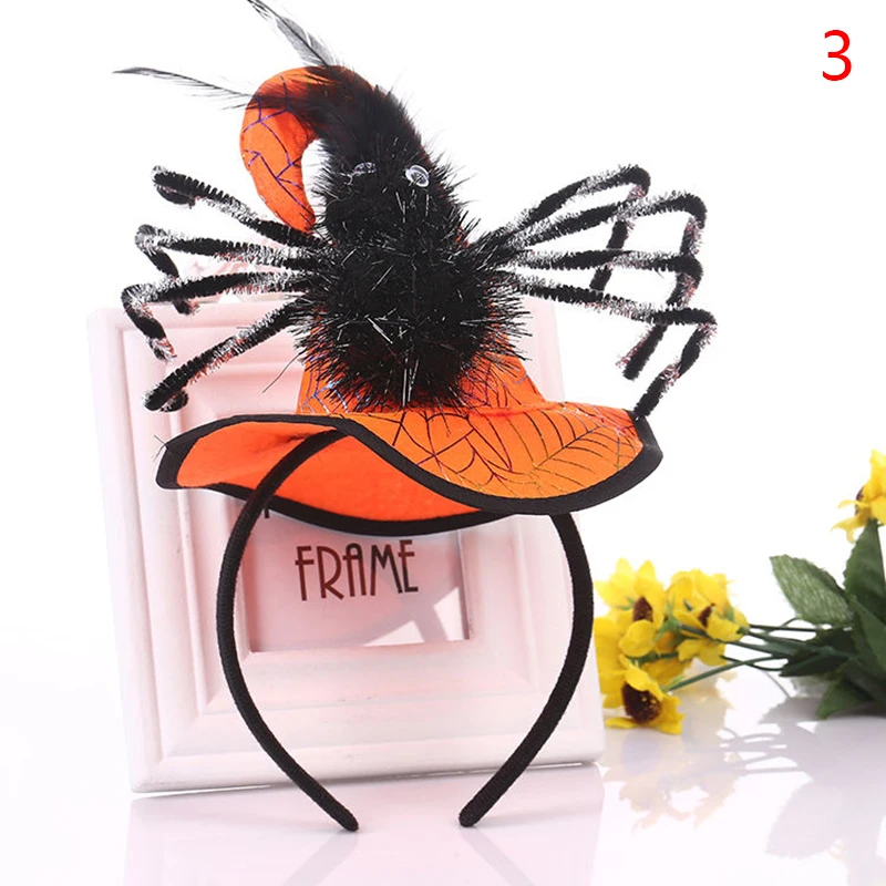 Головной убор в виде паука на Хэллоуин праздничное украшение тыква шляпа ведьмы