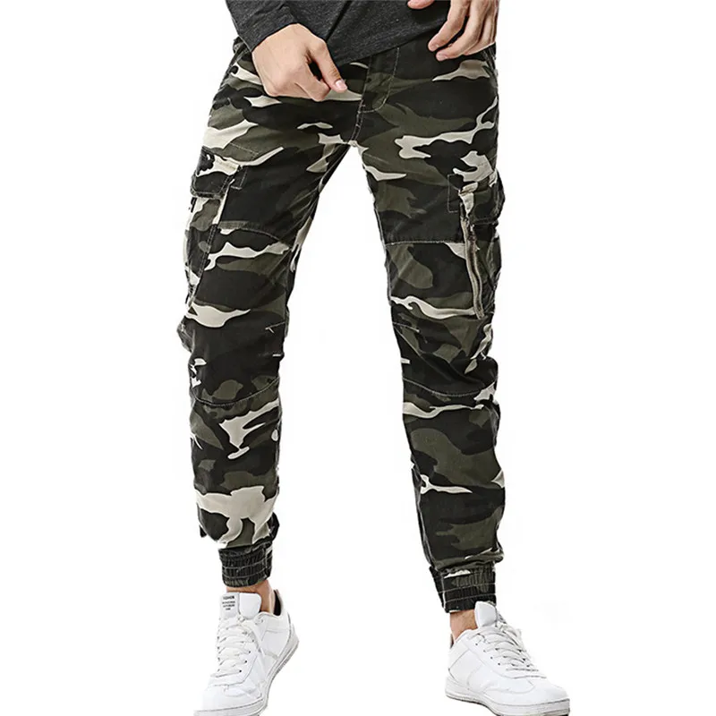 Мужские повседневные штаны осень зима камуфляж Jogger Camo спортивная одежда