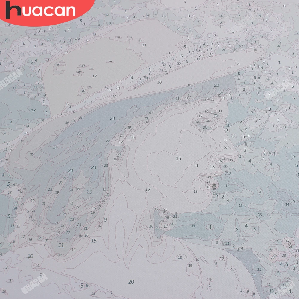HUACAN фото на заказ масляная краска ing индивидуальность DIY Рисование холст картины