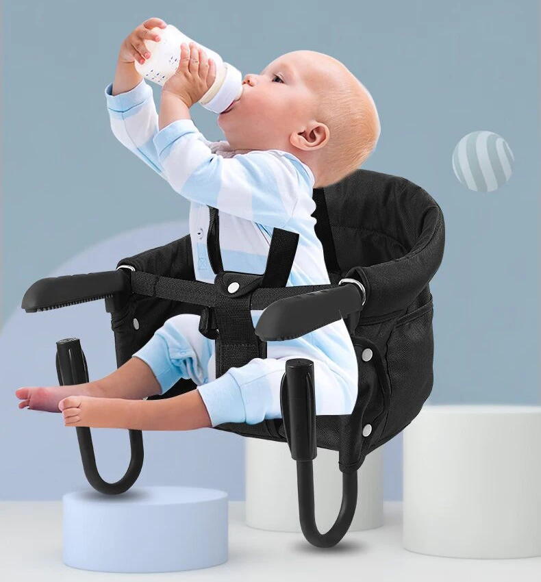 Fast Table Chair - Award-Winning Convenient Baby High Chair - Use at Most Tables or Restaurants Without Leaving Scratches