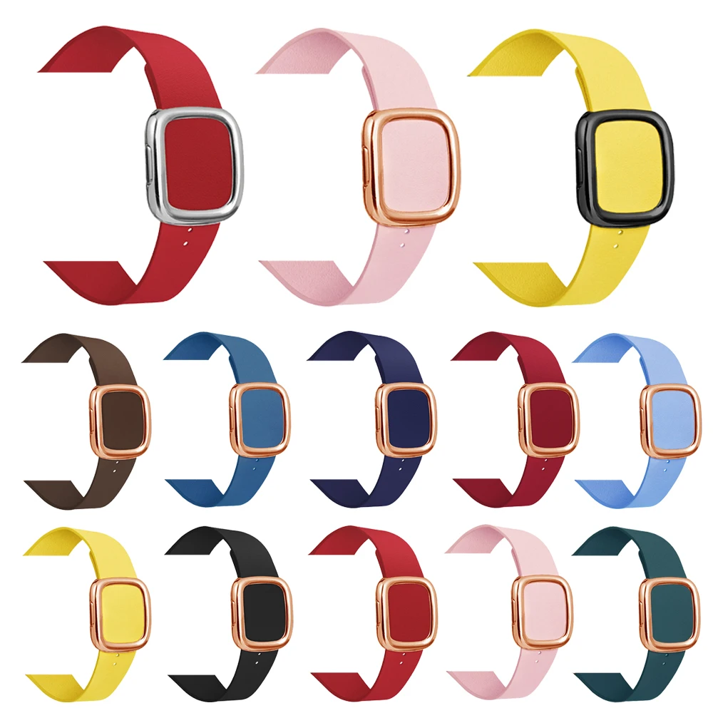 Кожаный ремешок современный стиль для наручных часов Apple watch 5 4 полосным 44 40 мм