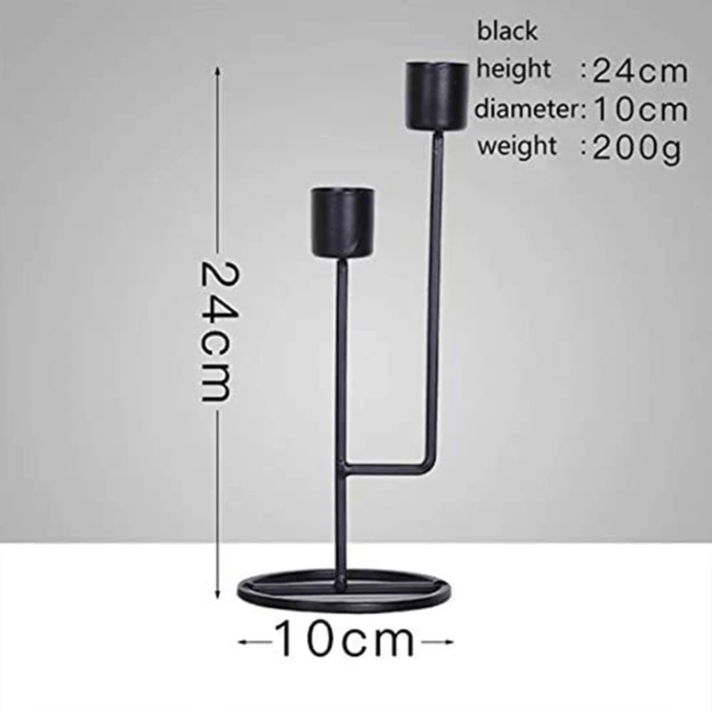 1 шт. подсвечник новый модный однотонный металлический Настольный Декор для дома