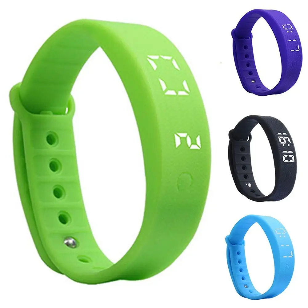 Студентам Многофункциональный монитор здоровья шагомер светодиодный дисплей