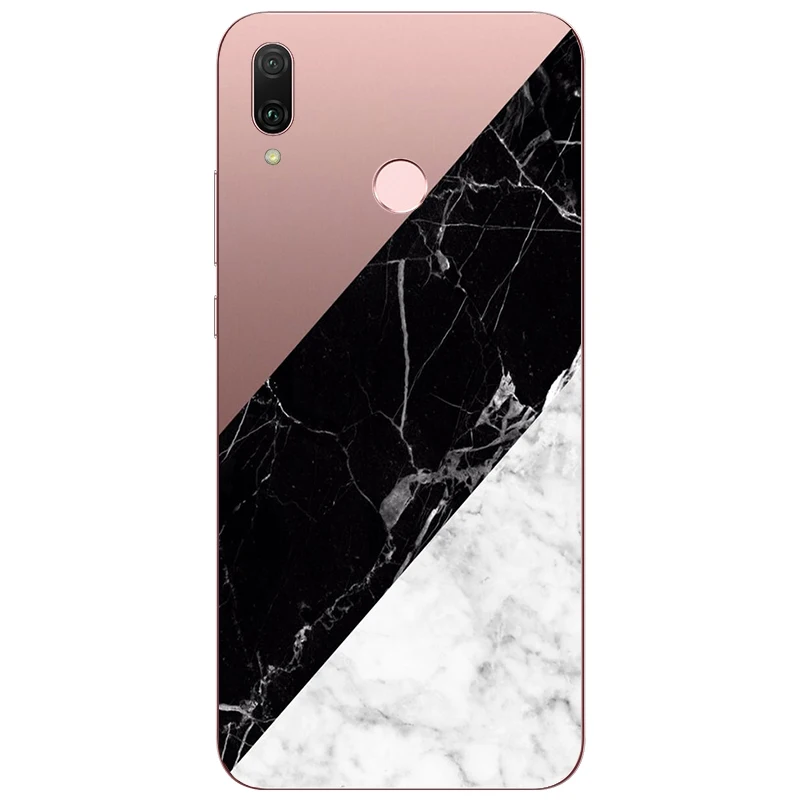Black Marble stone Painting Case For Asus Zenfone Max Pro Plus M1 ZB570TL ZB601KL ZB602KL ZB555KL ZB556KL Phone Printed Cover | Мобильные