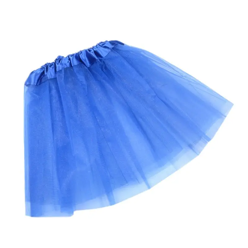

12 Colors Women Adult Three Layer Tulle Tutu Ballet Skirt Pleated Sweet Candy Color Ruffles Mesh Pettiskirt Wedding Party Mini