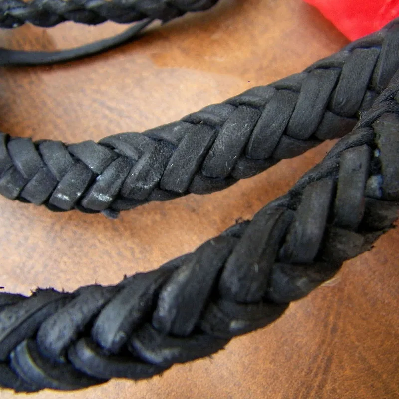 Плетеный кожаный плетка 2 м буллсвист костюм овчарки с деревянной ручкой прочный