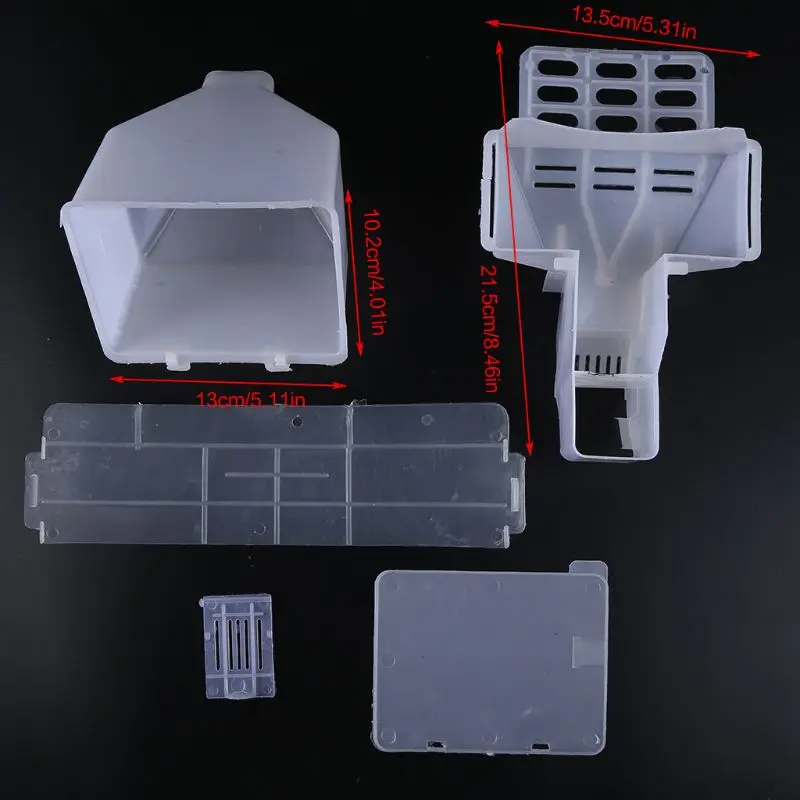 

Pigeon Feeder Automatic Single Hole Feeding Case Birds Parrot Food Dispenser Device Box Plastic Food Container