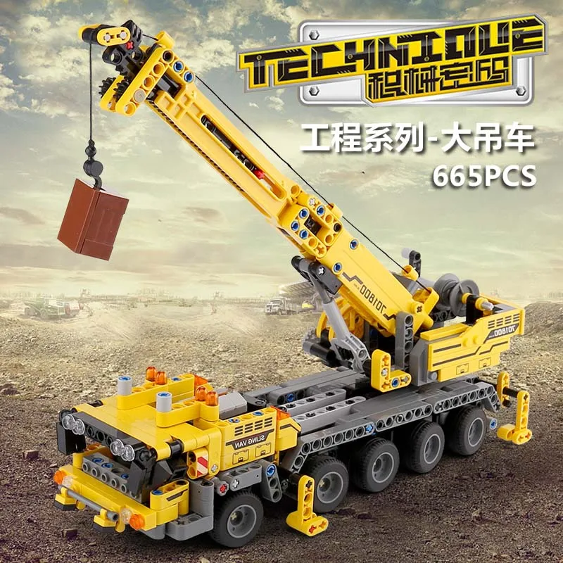 Yeshin 701800 Techinc Игрушки совместимы с 42009 мобильным краном MK II набор комплектов