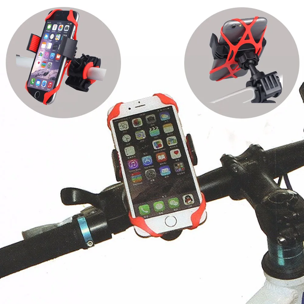 

2020 портативный силиконовый держатель для телефона Универсальный велосипед Скутер GPS навигация кронштейн для Xiaomi M365 скутер держатель телеф...