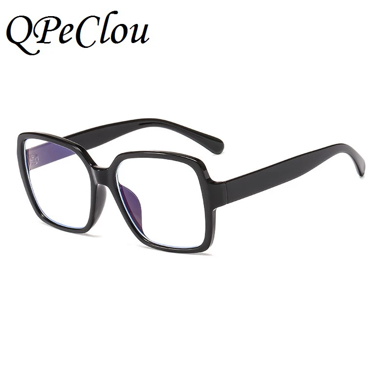 QPeClou 2020 новые большие брендовые квадратные оптические очки с оправой для женщин и