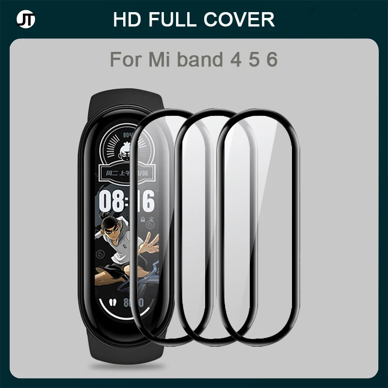 

3D пленка для Xiaomi Mi Band 4 аксессуары для часов 5 6 полное покрытие HD мягкая защита экрана Miband4 умный ремешок не стекло