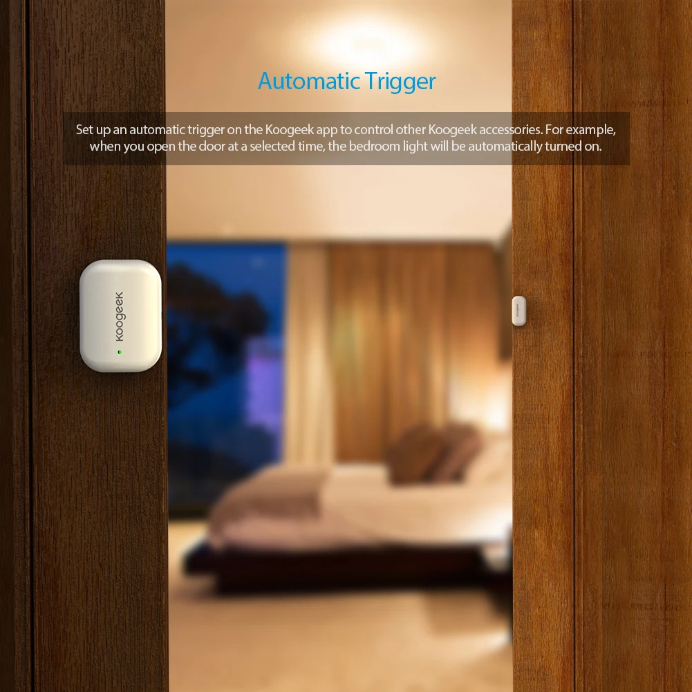 Беспроводная домашняя сигнализация Koogeek детектор окон и дверей дистанционное