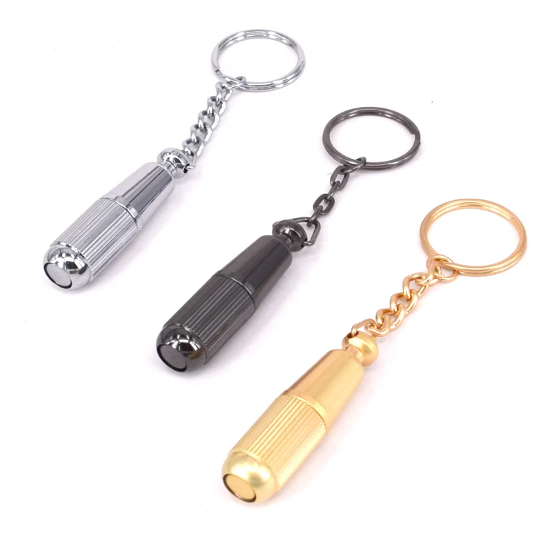 New 1pcs Cohiba Gadgets Portable Pocket Metal Cigar Punch Cutter Blade Key Ring Bullet Style Draw Hole Cut for Cuba Cigars | Дом и сад