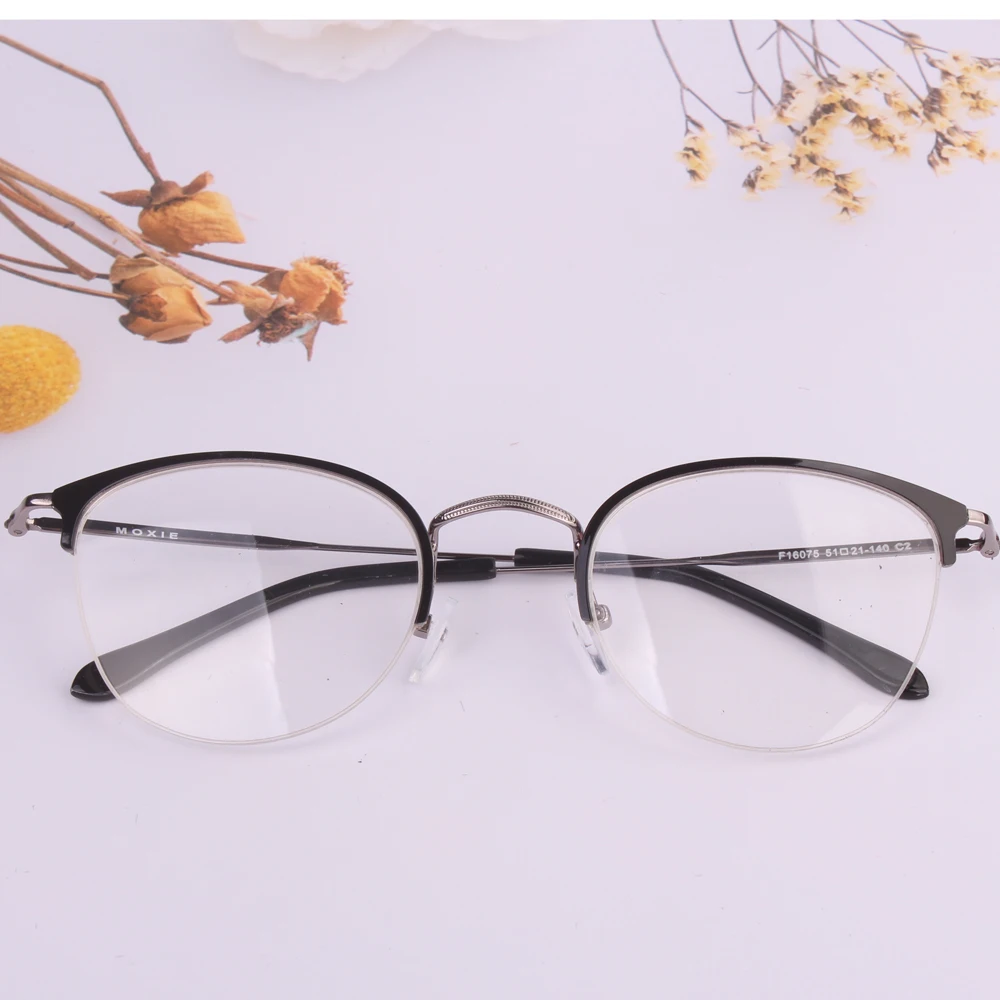 Высококачественные рекламные оптические очки с проволочными дужками для