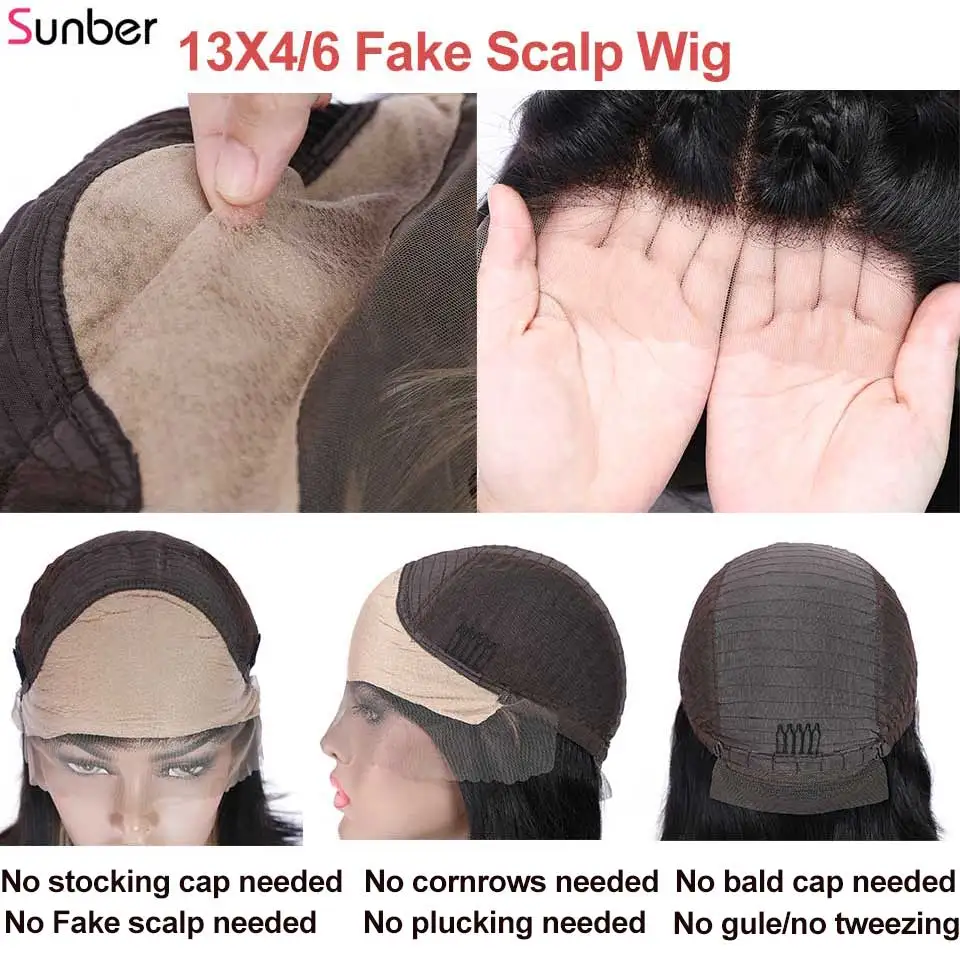Sunber волосы поддельные головы кружева фронта человеческих волос парики для